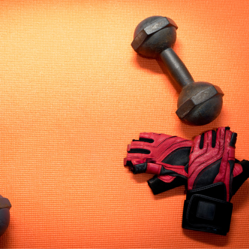 Customized gym gloves